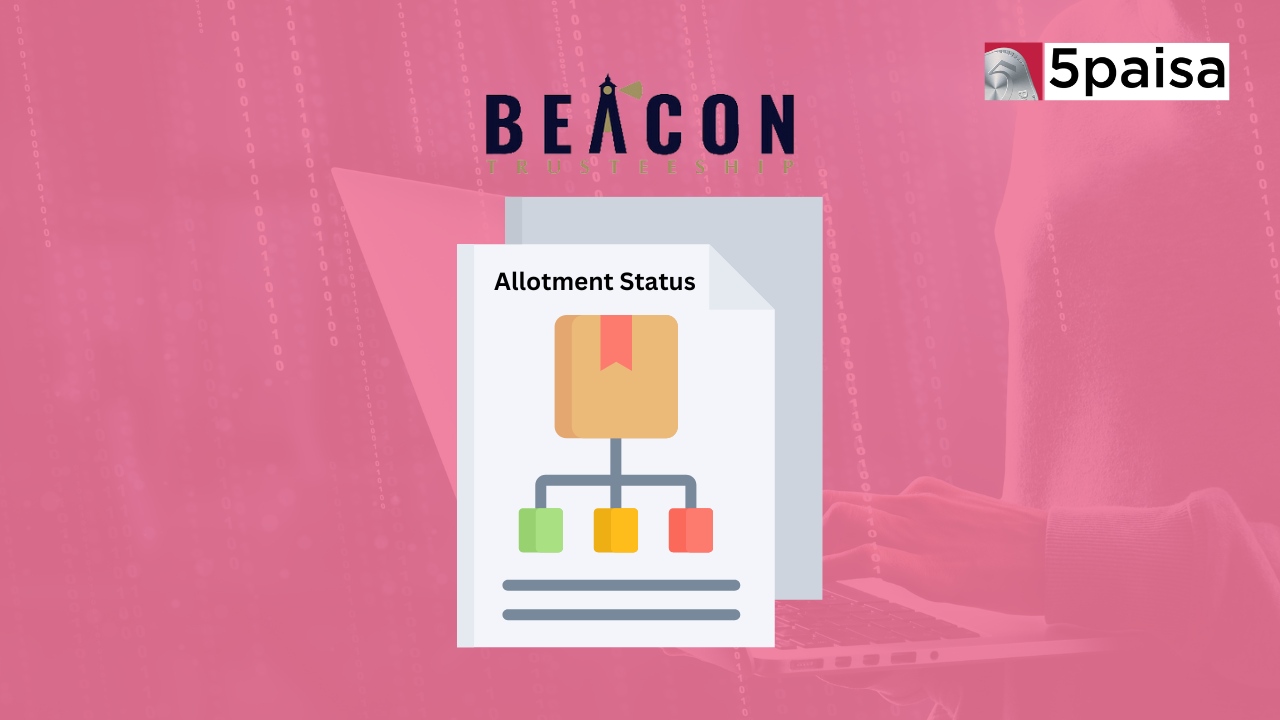 Beacon Trusteeship IPO Allotment Status online 5paisa